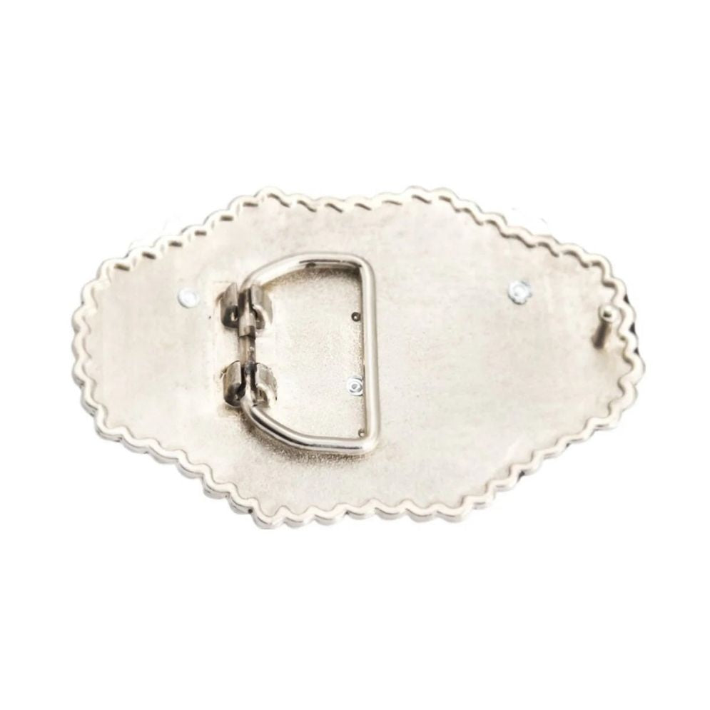 Boucle Ceinture Américaine Aigle Fond Noir Modèle Elvan - La Ceinturerie