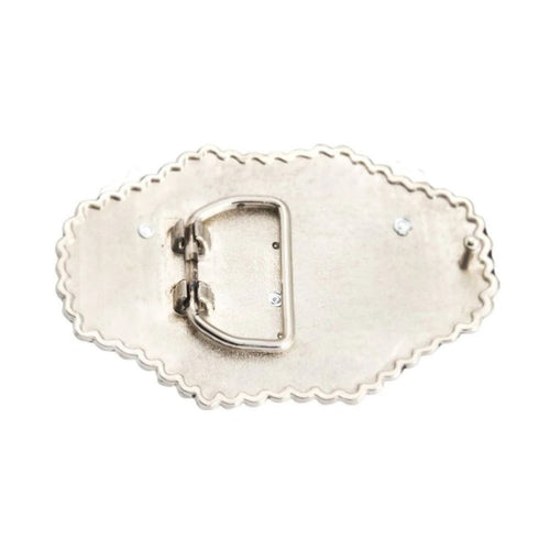 Boucle Ceinture Américaine Aigle Fond Noir Modèle Elvan - La Ceinturerie