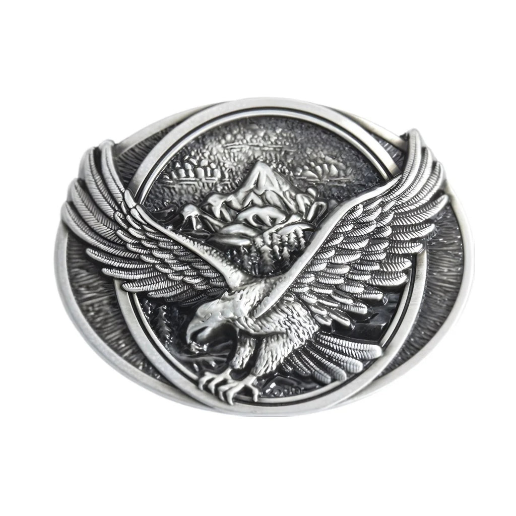 Boucle Ceinture Aigle Survolant Montagne Modèle Luke - La Ceinturerie