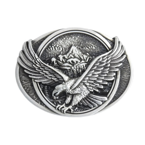Boucle Ceinture Aigle Survolant Montagne Modèle Luke - La Ceinturerie