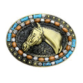 Boucle de Ceinture Anima Tête de Cheval Modèle Klaas - La Ceinturerie

