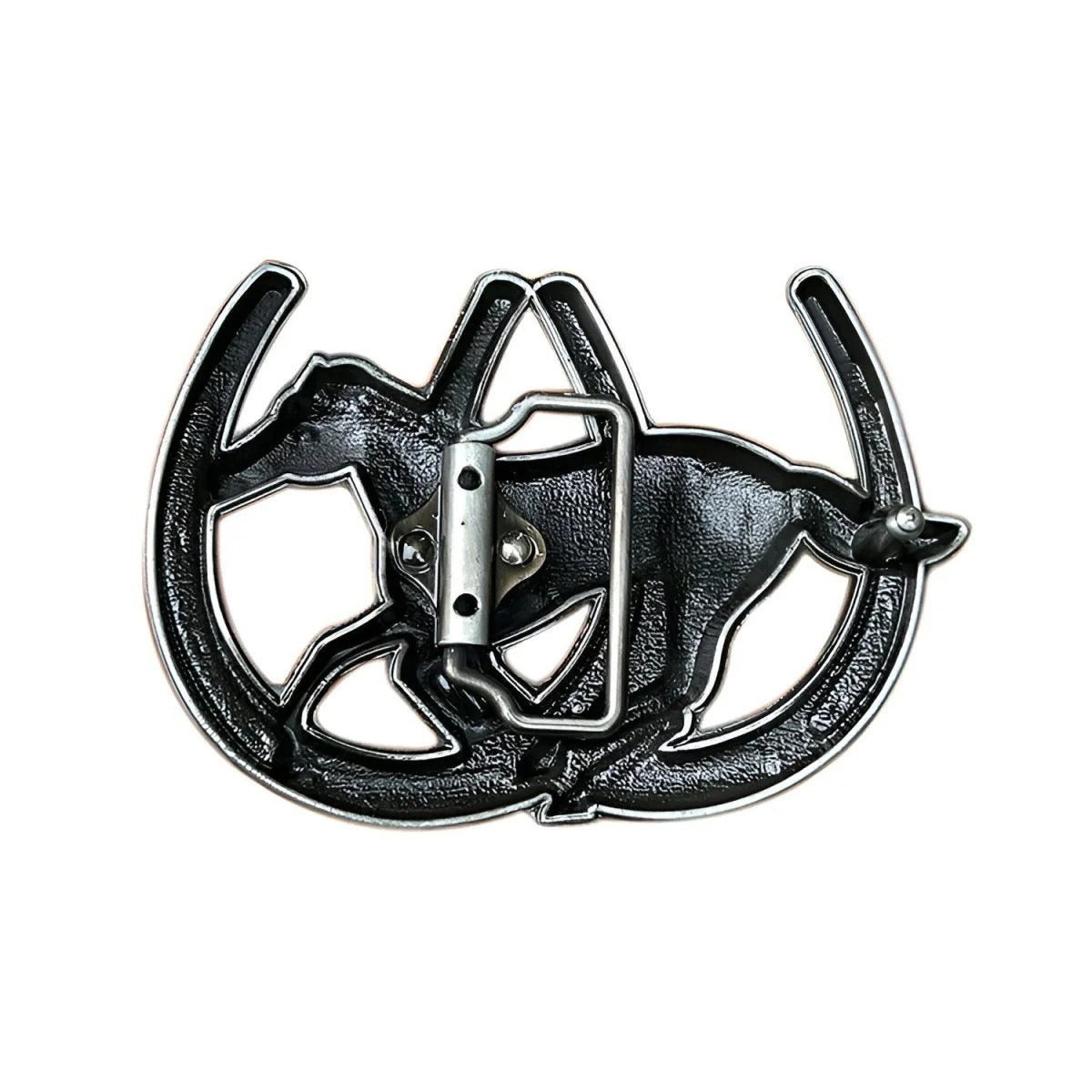 Boucle Ceinture Animal Cheval Fers Cheval Modèle James | La Ceinturerie
