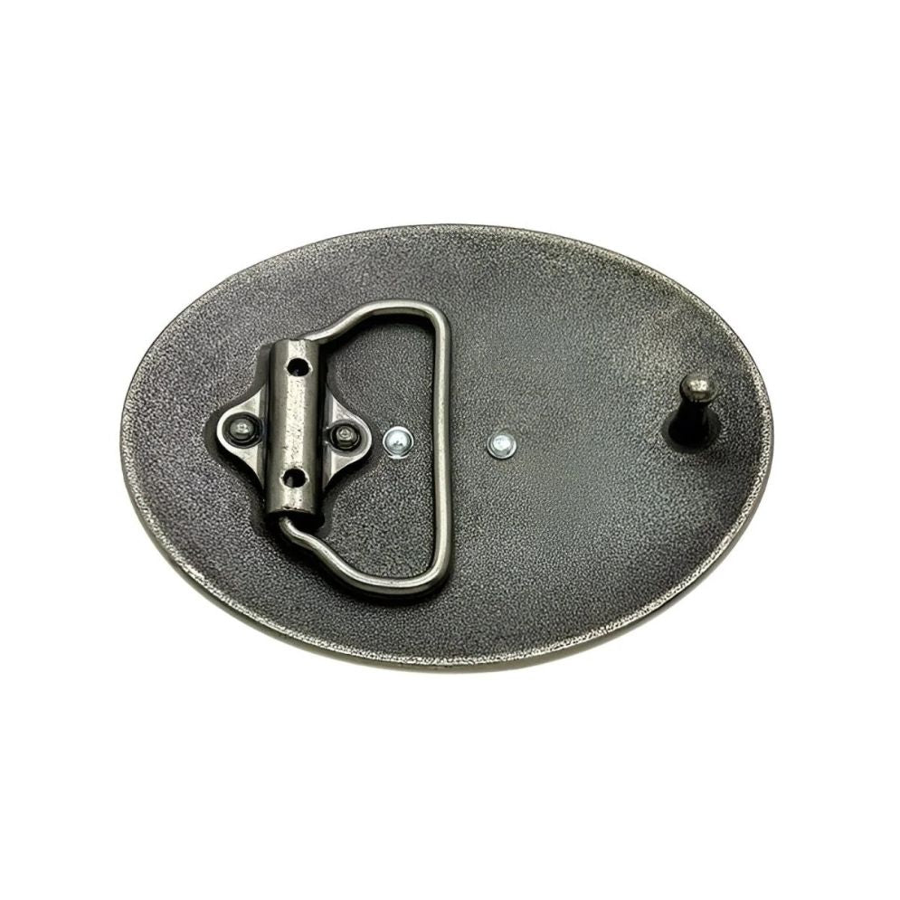 Boucle de Ceinture Animal Cheval Doré au Galop Modèle Adam - La Ceinturerie

