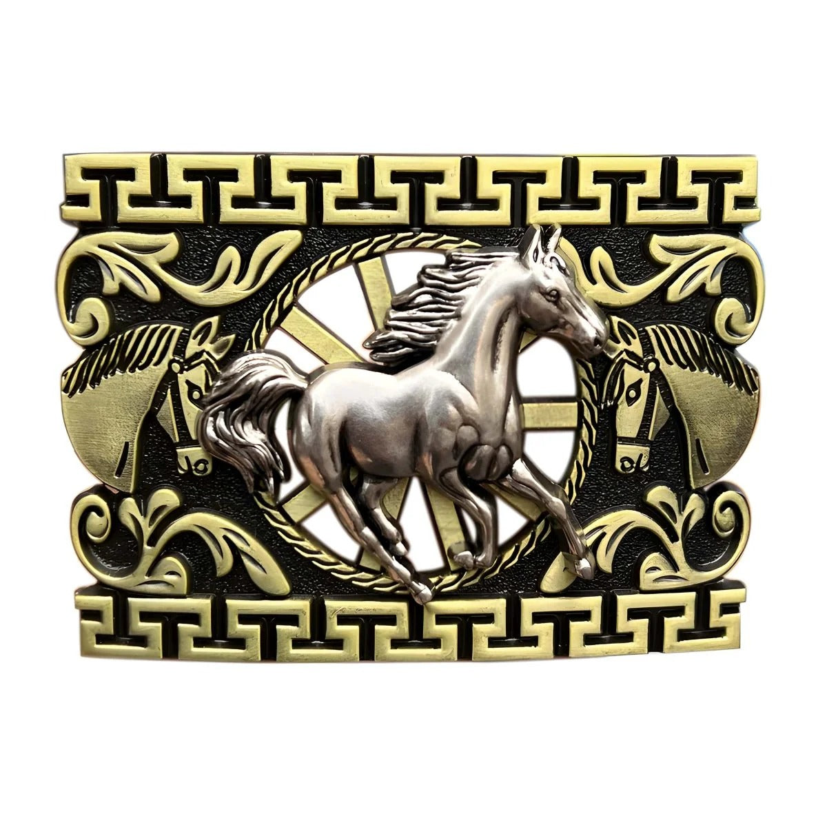 Boucle de Ceinture Animal Cheval Galopant Modèle Jim - La Ceinturerie
