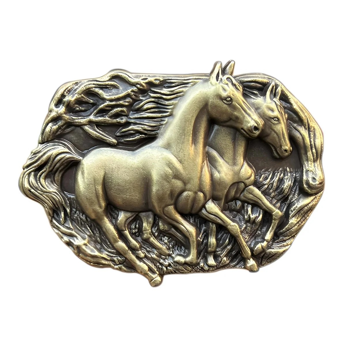 Boucle Ceinture Animal Chevaux au Galop Modèle Jake - La Ceinturerie