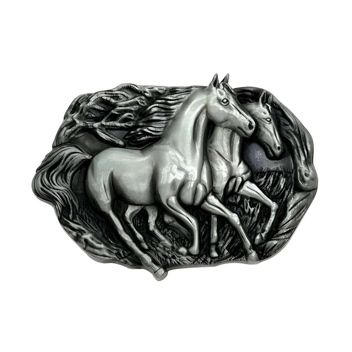 Boucle Ceinture Animal Chevaux au Galop Modèle Jake - La Ceinturerie