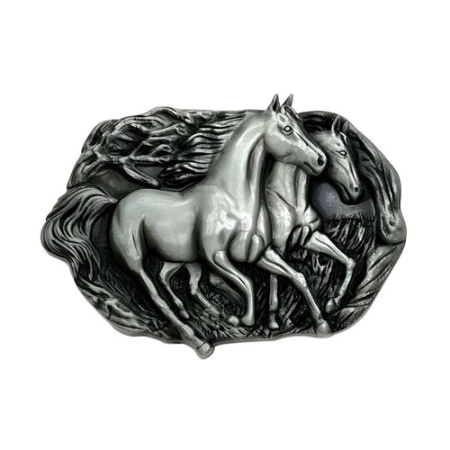 Boucle Ceinture Animal Chevaux au Galop Modèle Jake - La Ceinturerie