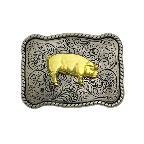 Boucle de Ceinture Animal Cochon Modèle Myles | La Ceinturerie