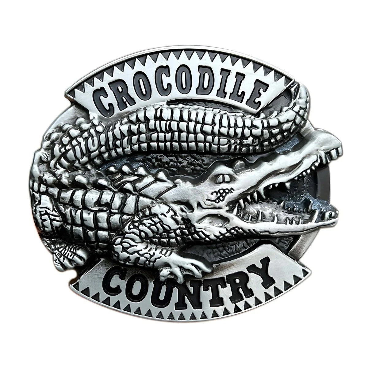 Boucle Ceinture Animal Crocodile Country Modèle Andrew - La Ceinturerie