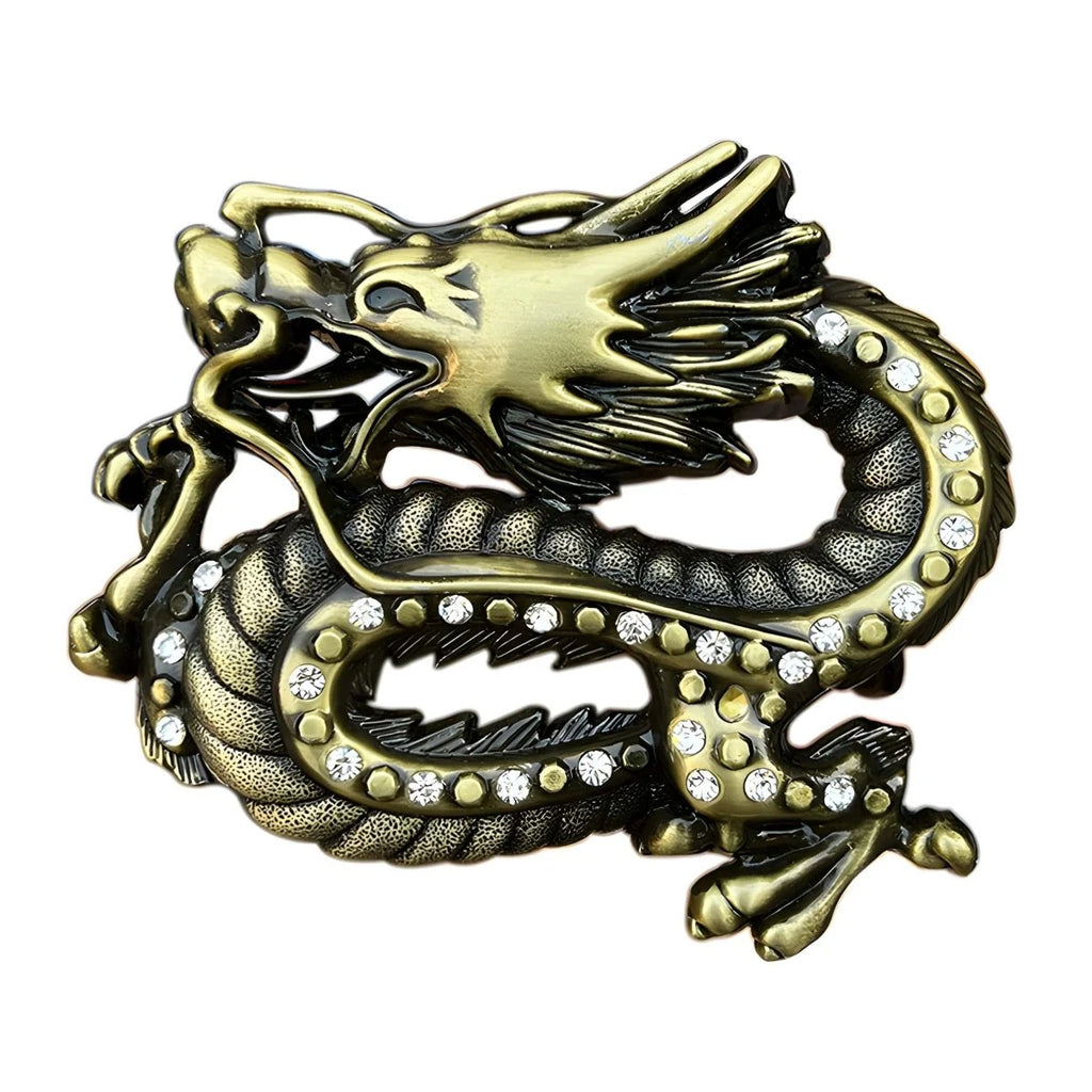 Boucle de Ceinture Animal Dragon Asiatique Modèle Adan - La Ceinturerie

