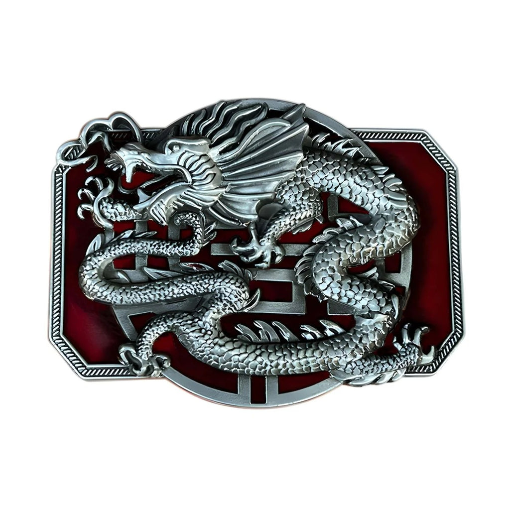 Boucle de Ceinture Animal Dragon Asiatique Modèle Shaun - La Ceinturerie