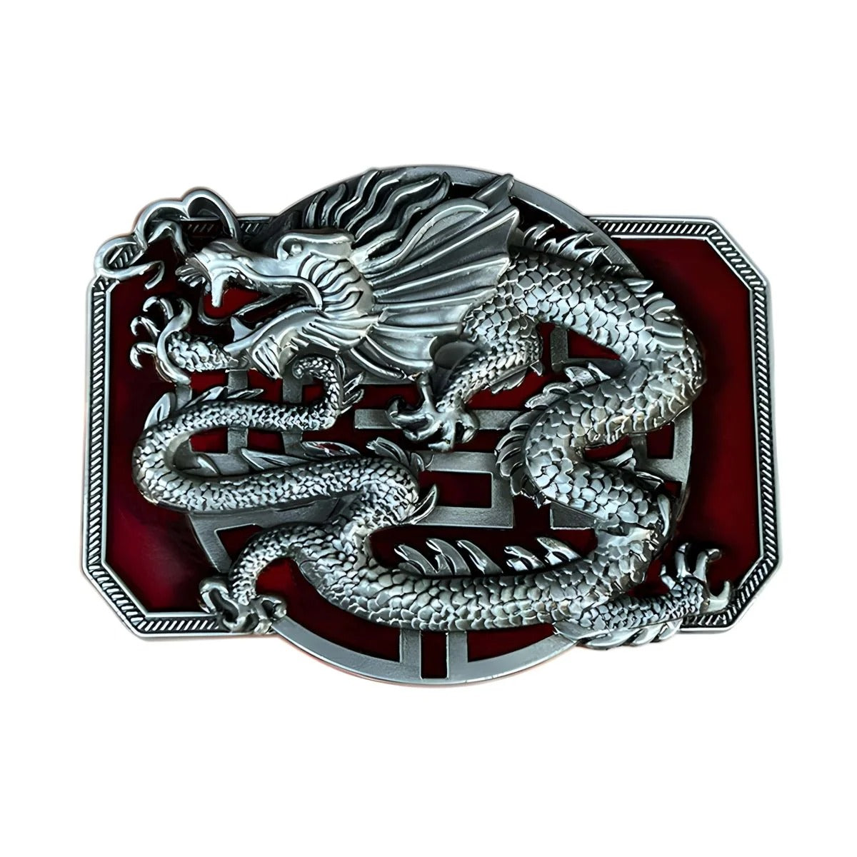 Boucle de Ceinture Animal Dragon Asiatique Modèle Shaun - La Ceinturerie