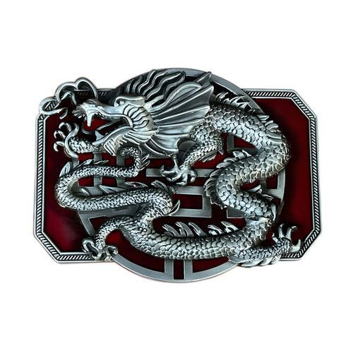 Boucle de Ceinture Animal Dragon Asiatique Modèle Shaun - La Ceinturerie