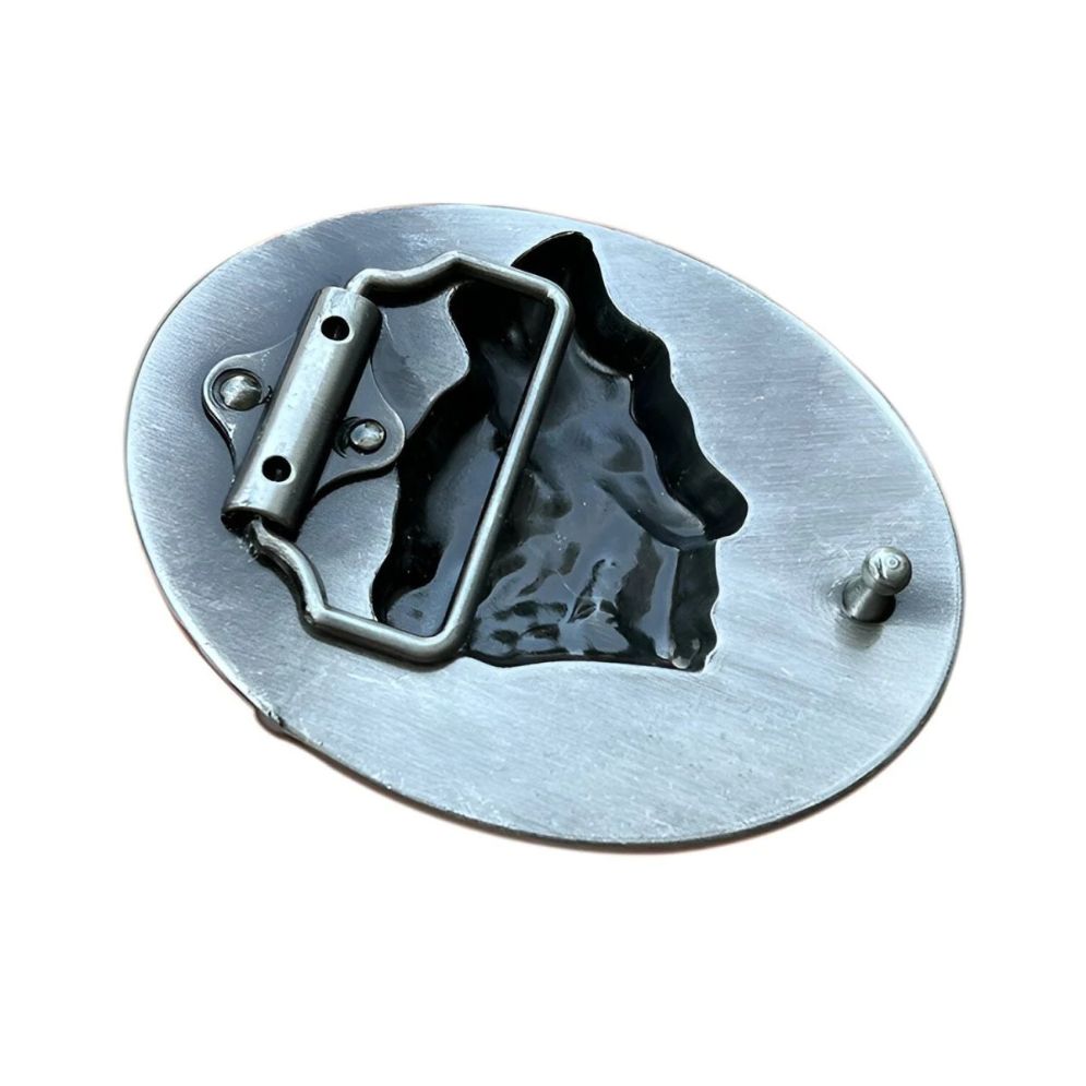 Boucle de Ceinture Animal Loup Hurlant Modèle Dustin - La Ceinturerie