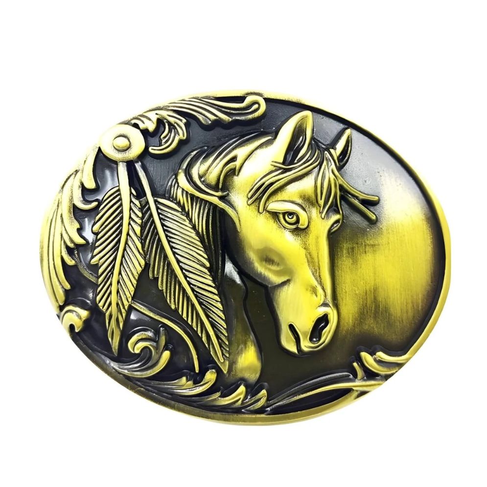 Boucle Ceinture Animal Tête de Cheval Modèle Preston - La Ceinturerie

