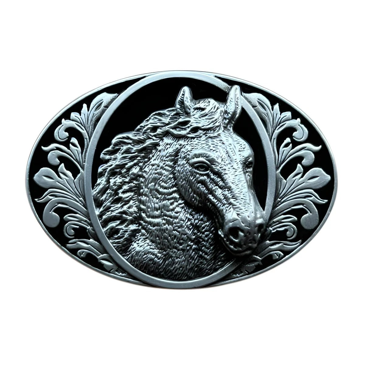Boucle Ceinture Animal Tête de Cheval Modèle Rayden - La Ceinturerie