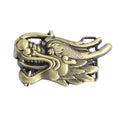 Boucle de Ceinture Animal Tête de Dragon Modèle Brown - La Ceinturerie

