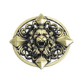 Boucle de Ceinture Animal Tête de Lion Modèle Lester - La Ceinturerie

