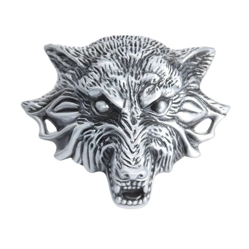 Boucle de Ceinture Animal Tête de Loup Modèle Farrell | La Ceinturerie


