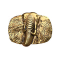 Boucle de Ceinture Animal Tête D'éléphant Modèle Hank - La Ceinturerie

