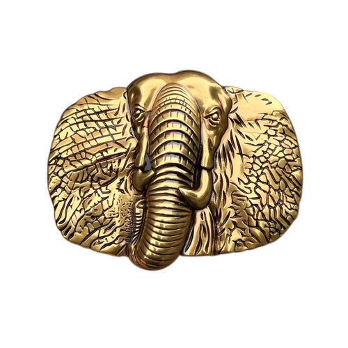 Boucle de Ceinture Animal Tête D'éléphant Modèle Hank - La Ceinturerie

