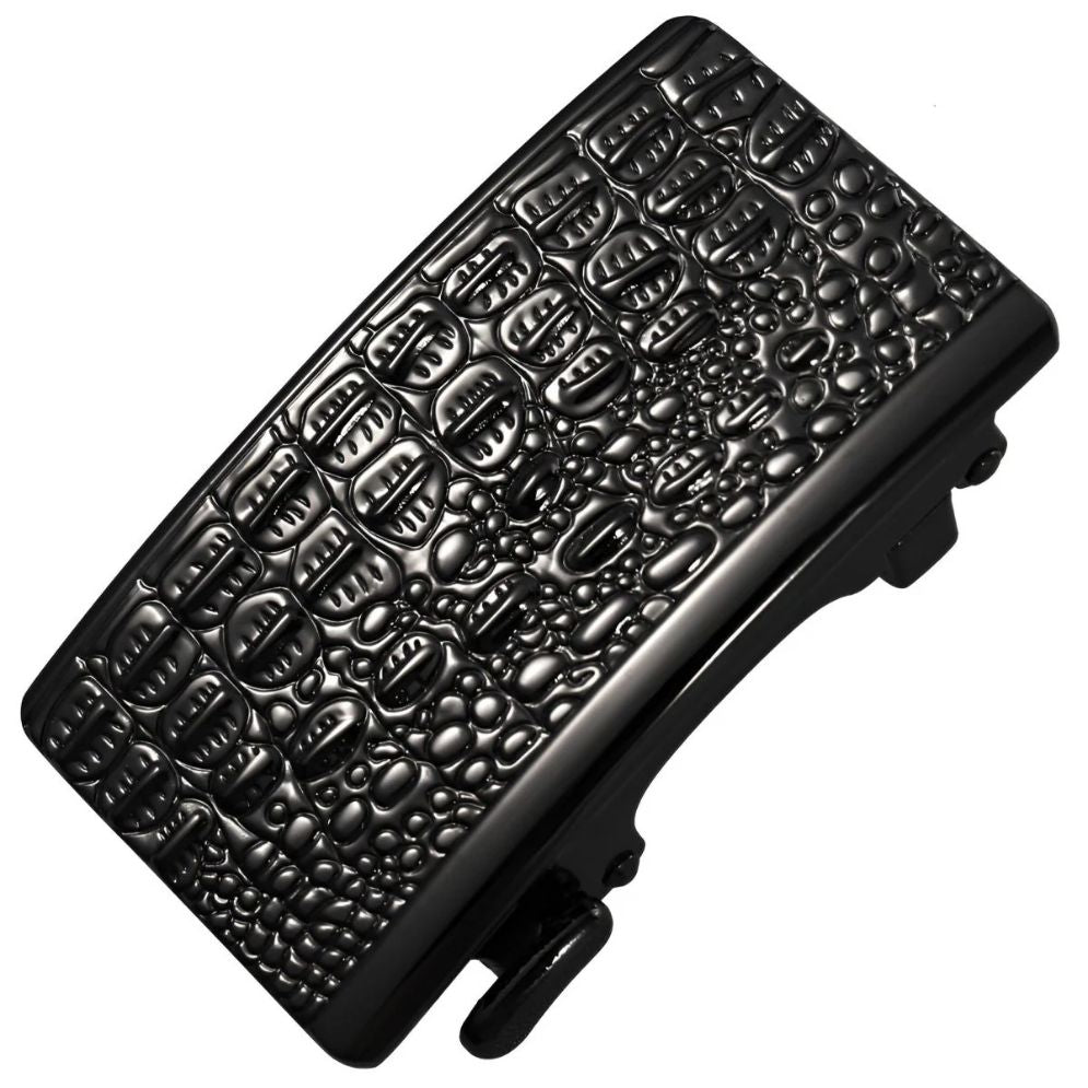 Boucle de Ceinture Automatique Crocodile Modèle Ronan - La Ceinturerie

