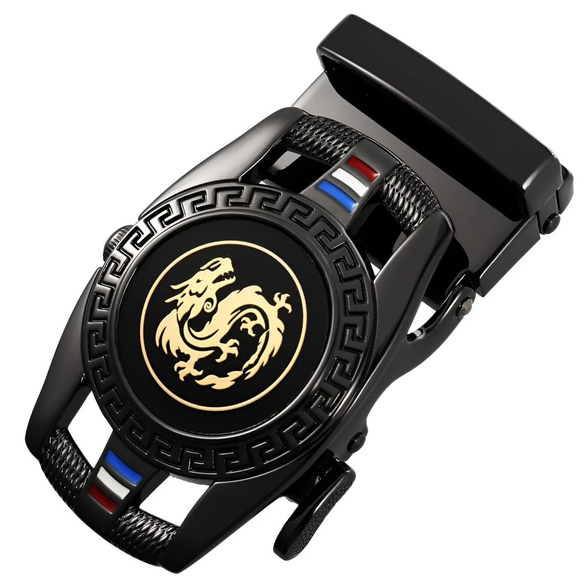 Boucle de Ceinture Automatique Motif Dragon Modèle Logan - La Ceinturerie