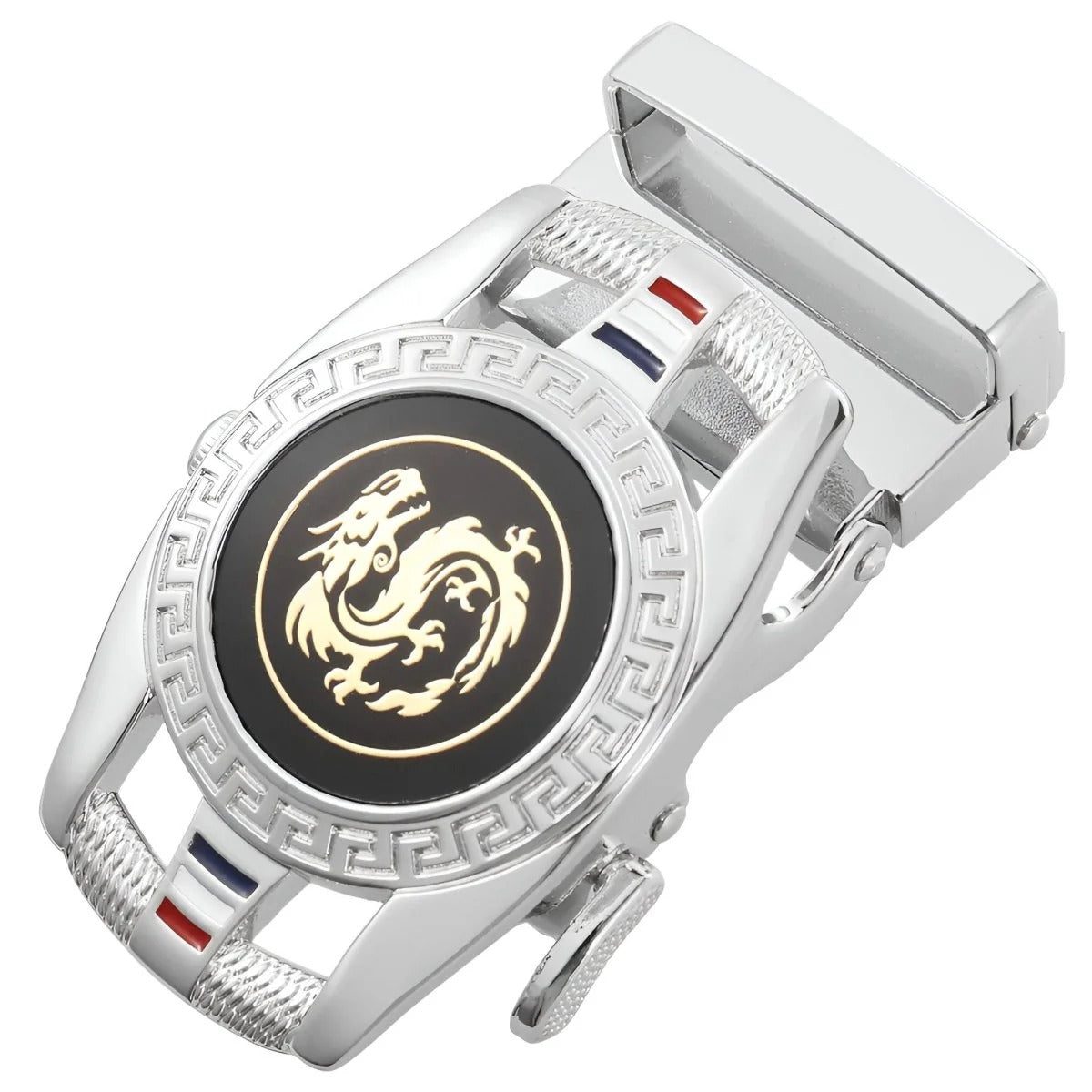 Boucle de Ceinture Automatique Motif Dragon Modèle Logan - La Ceinturerie