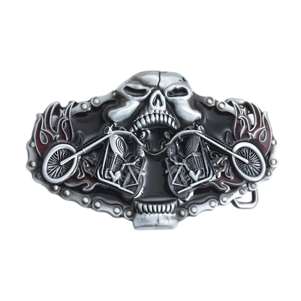 Boucle de Ceinture Double Moto Modèle Elmer - La Ceinturerie

