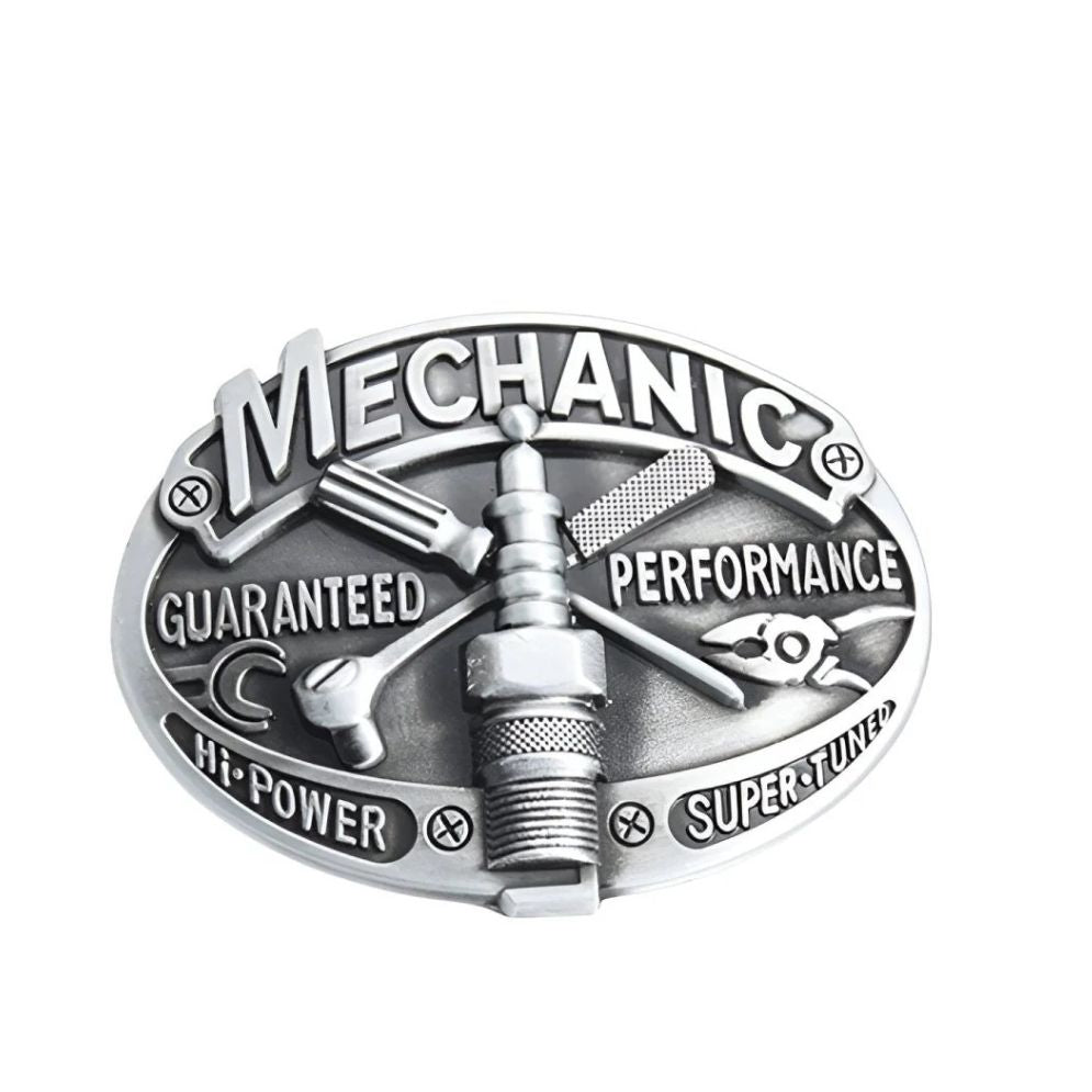 Boucle de Ceinture Moto "Mechanic" Modèle Indy - La Ceinturerie