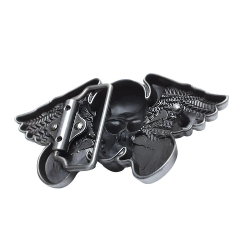 Boucle Ceinture Musique Tête Mort Guitares Modèle Blok - La Ceinturerie