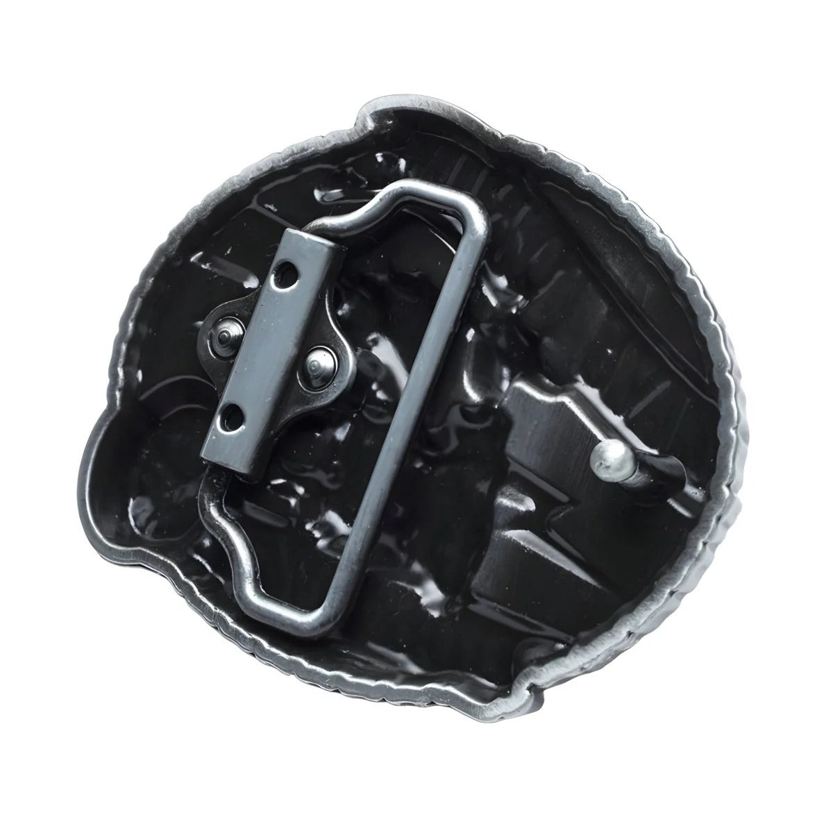 Boucle de Ceinture Squelette sur Moto Modèle Born - La Ceinturerie
