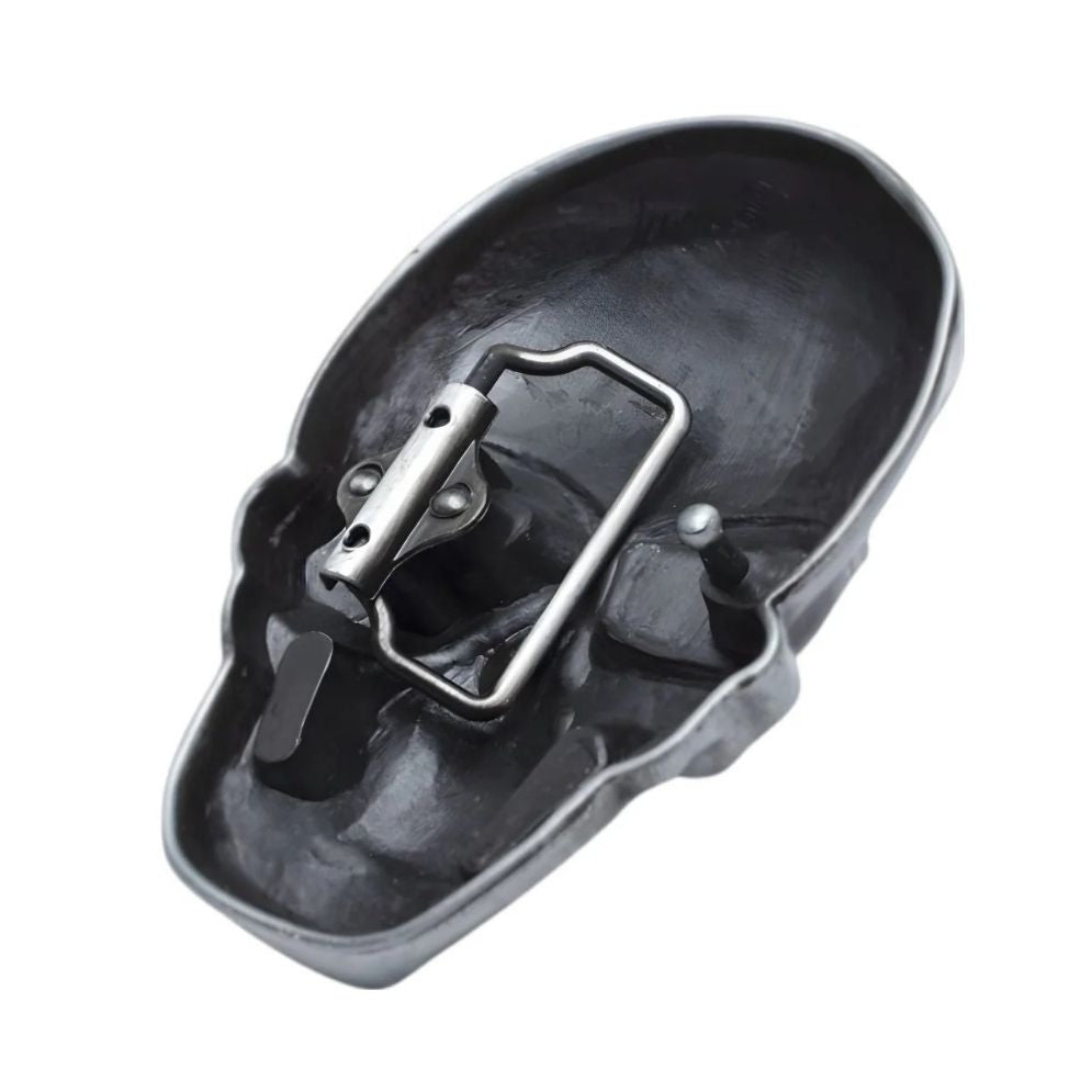 Boucle de Ceinture Tête de Mort Classique Modèle Lash - La Ceinturerie