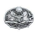 Boucle de Ceinture Tête de Mort Cowboy Modèle Artie | La Ceinturerie

