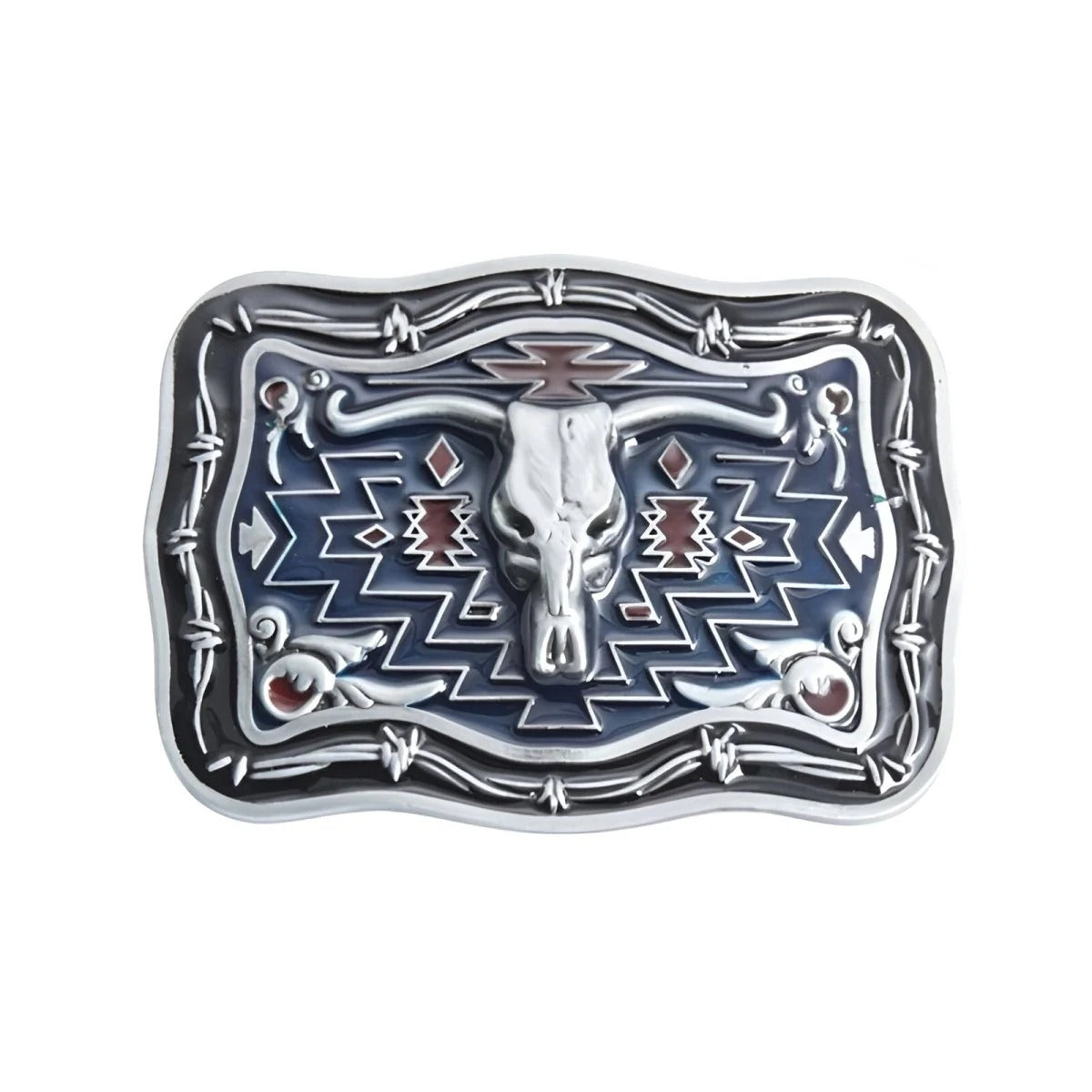 Boucle de Ceinture Western Crâne de Taureau Modèle Marvyn | La Ceinturerie
