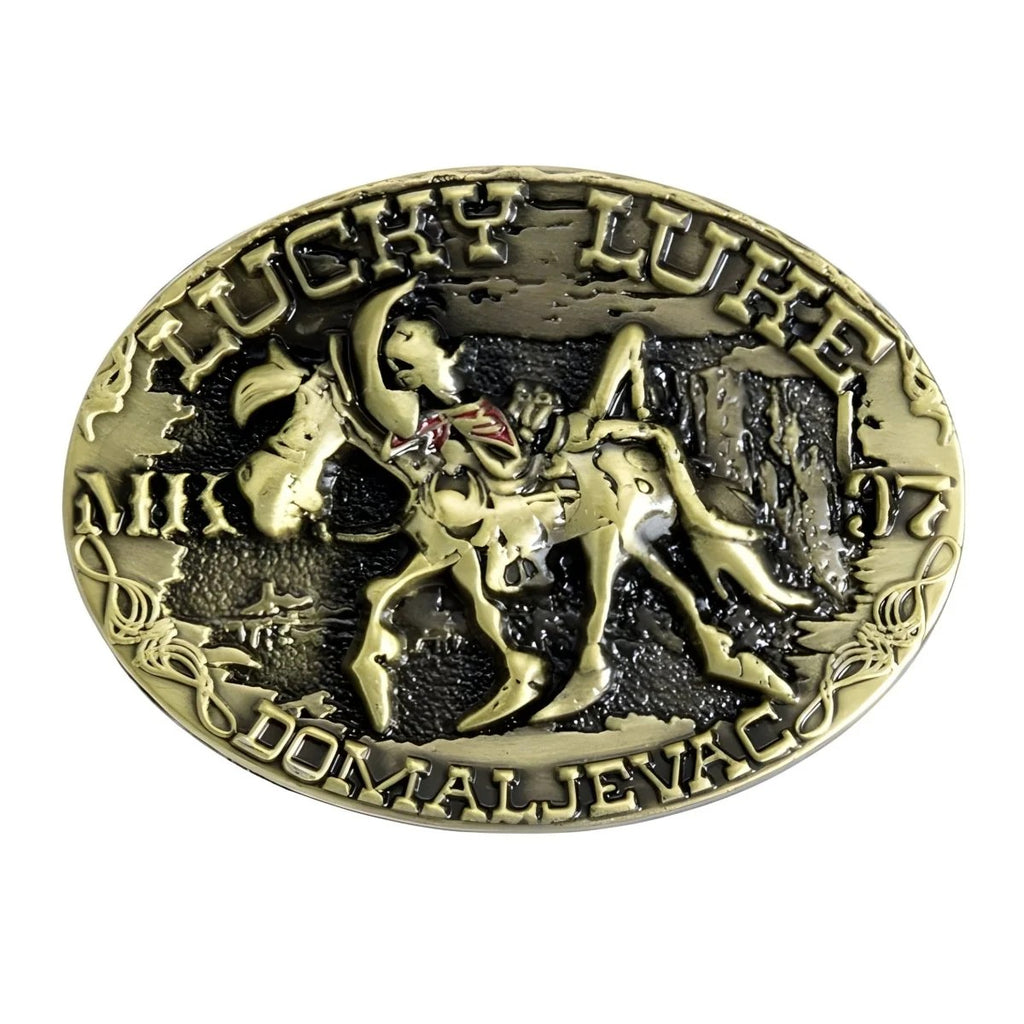 Boucle de Ceinture Western Lucky Luke Modèle Robby - La Ceinturerie

