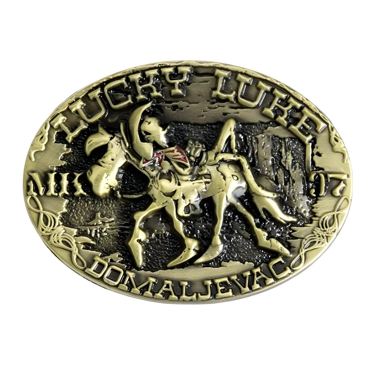 Boucle de Ceinture Western Lucky Luke Modèle Robby - La Ceinturerie

