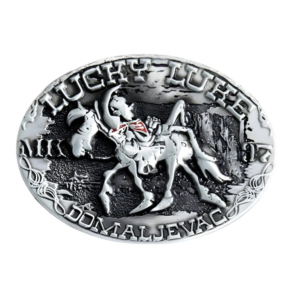 Boucle de Ceinture Western Lucky Luke Modèle Robby - La Ceinturerie
