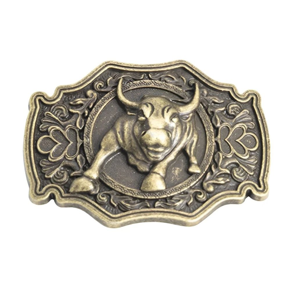 Boucle de Ceinture Western Taureau Modèle Kamar - La Ceinturerie


