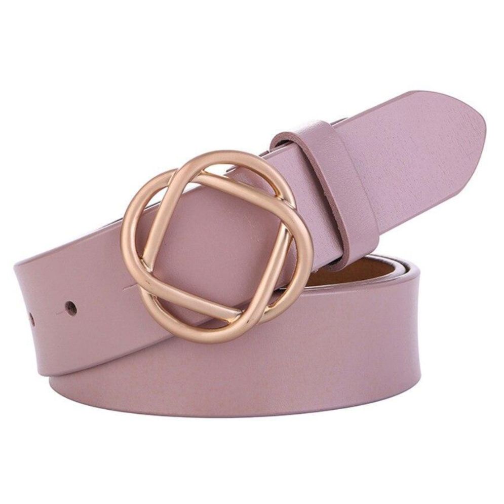 Ceinture À Motif Grand Cercle Doré - La Ceinturerie