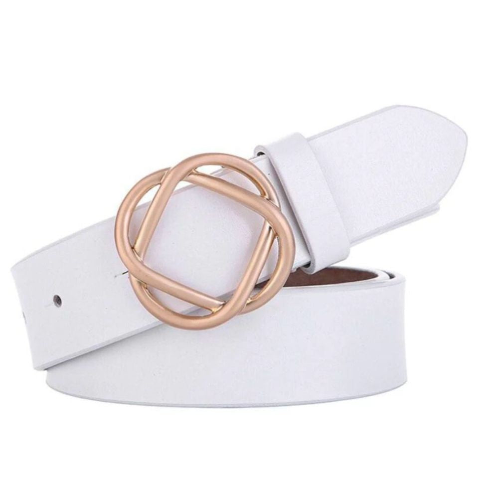 Ceinture À Motif Grand Cercle Doré