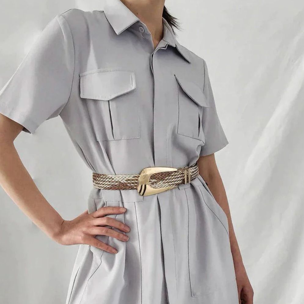 Ceinture à Nouer en Corde de Coton Ciré - La Ceinturerie
