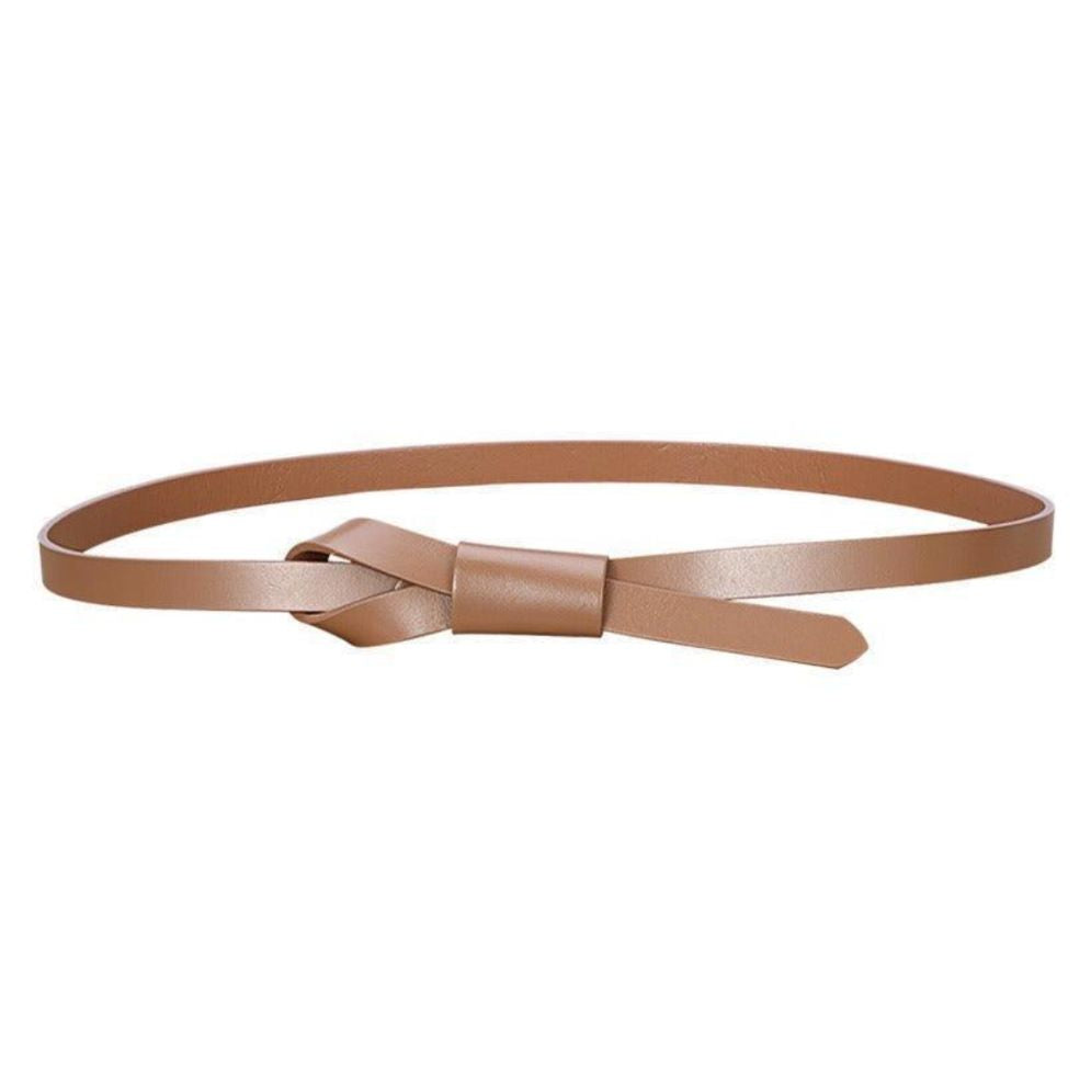 Ceinture à Nouer en Cuir Souple - La Ceinturerie

