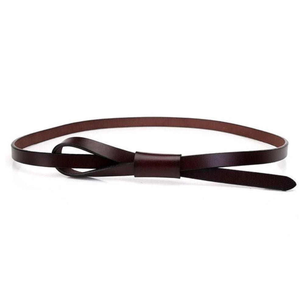 Ceinture à Nouer en Cuir Souple - La Ceinturerie
