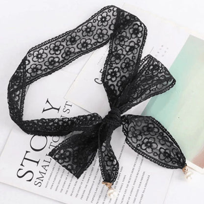 Ceinture à Nouer en Dentelle Modèle Selma - La Ceinturerie
