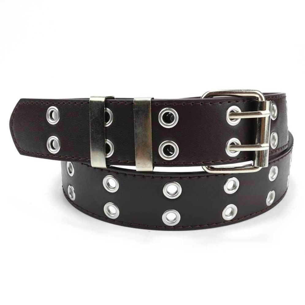 Ceinture Ajustable à Double Ardillon Fille ou Garçon Noire
