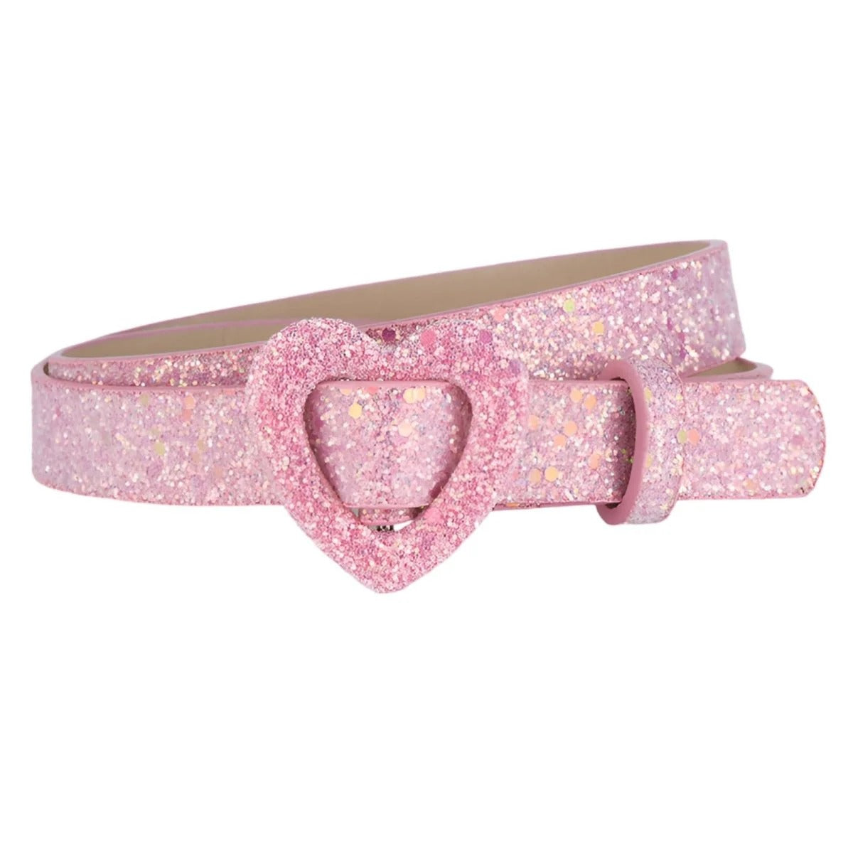 Ceinture en Simili Boucle Cœur Fille Modèle Bumble - La Ceinturerie