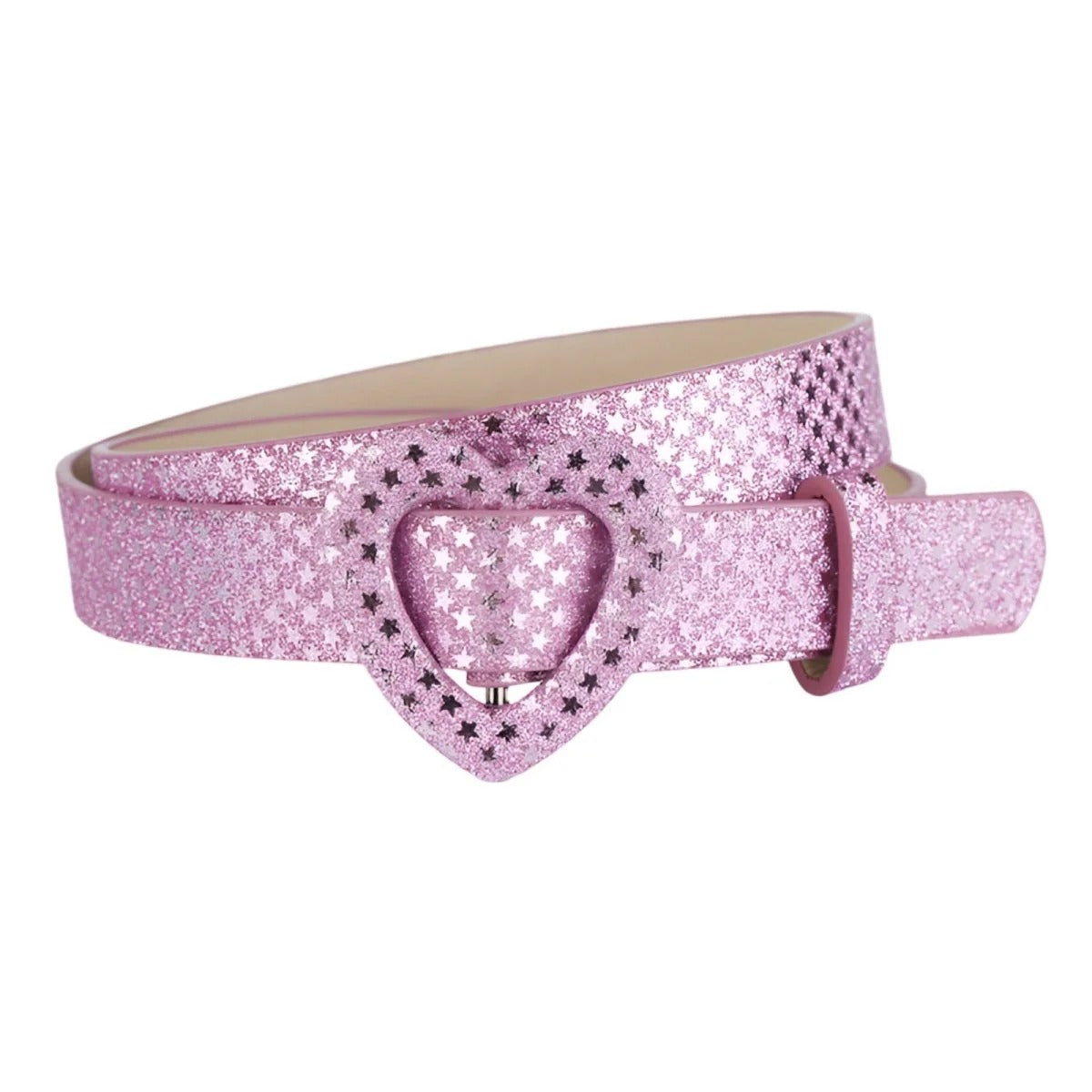 Ceinture en Simili Boucle Cœur Fille Modèle Bumble - La Ceinturerie