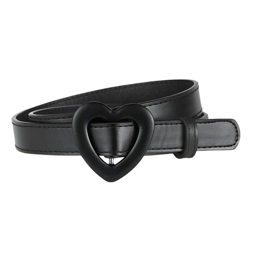Ceinture en Simili Boucle Cœur Fille Modèle Bumble - La Ceinturerie