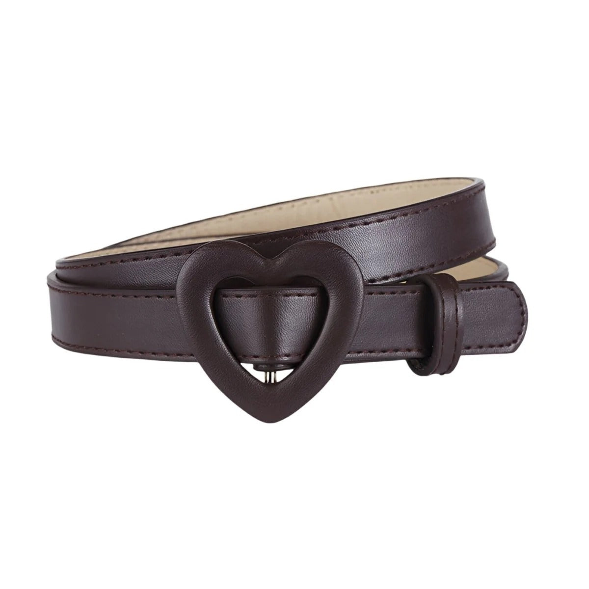 Ceinture en Simili Boucle Cœur Fille Modèle Bumble - La Ceinturerie